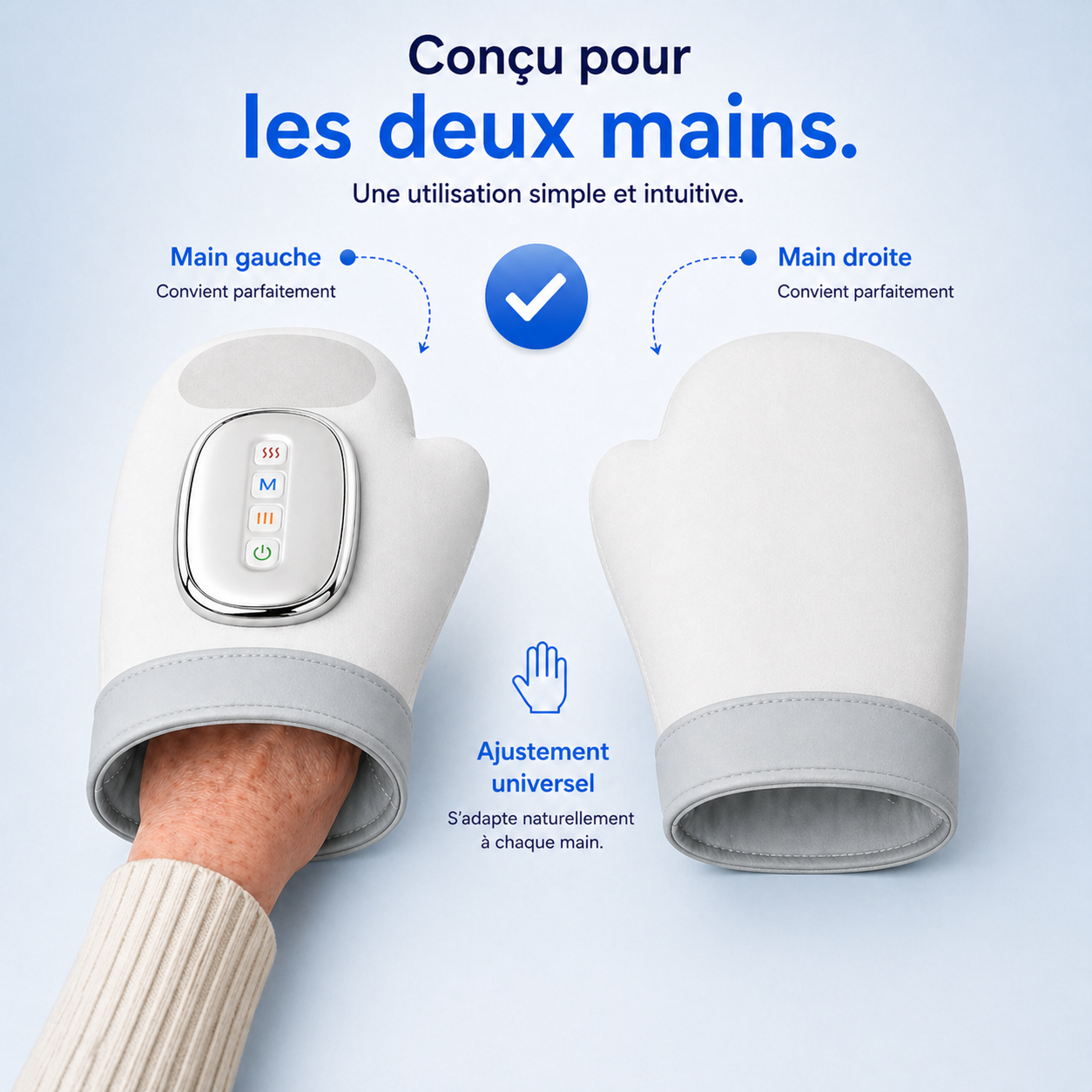 Masseur de mains Solinera™ — Retrouvez vos gestes, soulagez la raideur et la douleur articulaire