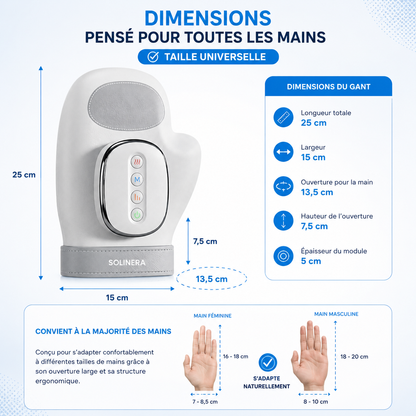 Masseur de mains Solinera™ — Retrouvez vos gestes, soulagez la raideur et la douleur articulaire