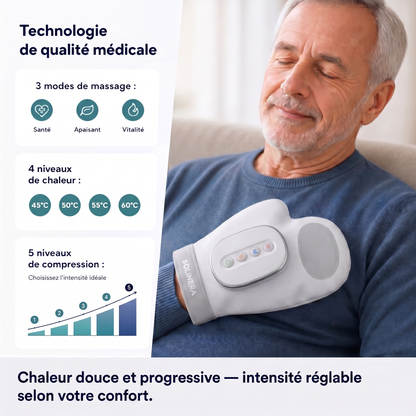 Masseur de mains Solinera™ — Retrouvez vos gestes, soulagez la raideur et la douleur articulaire